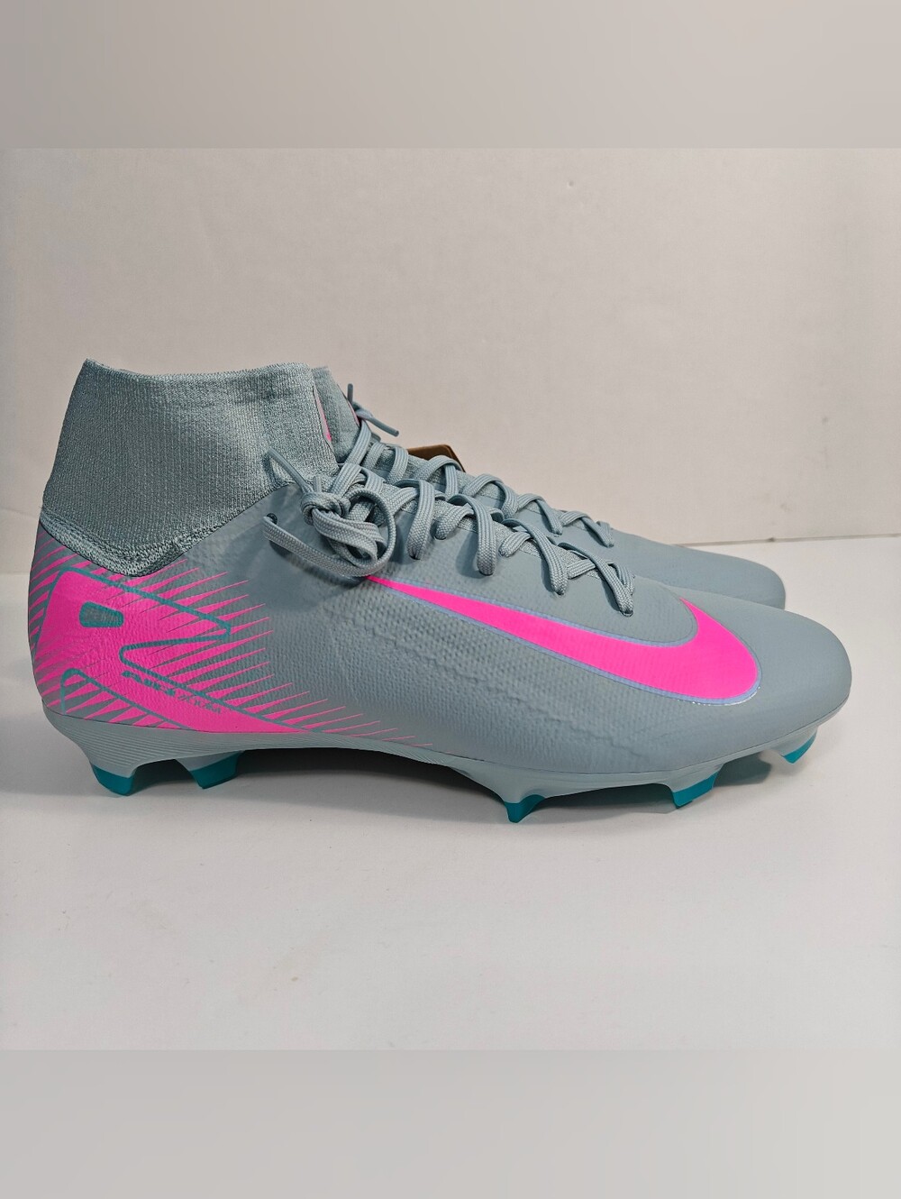 Nike Size 9 Men Mercurial Superfly 10 Pro FG Soccer Cleats Shoes HF9433-301